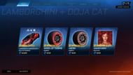 Rocket League x Doja Cat items (Image via SK Gaming || Psyonix)